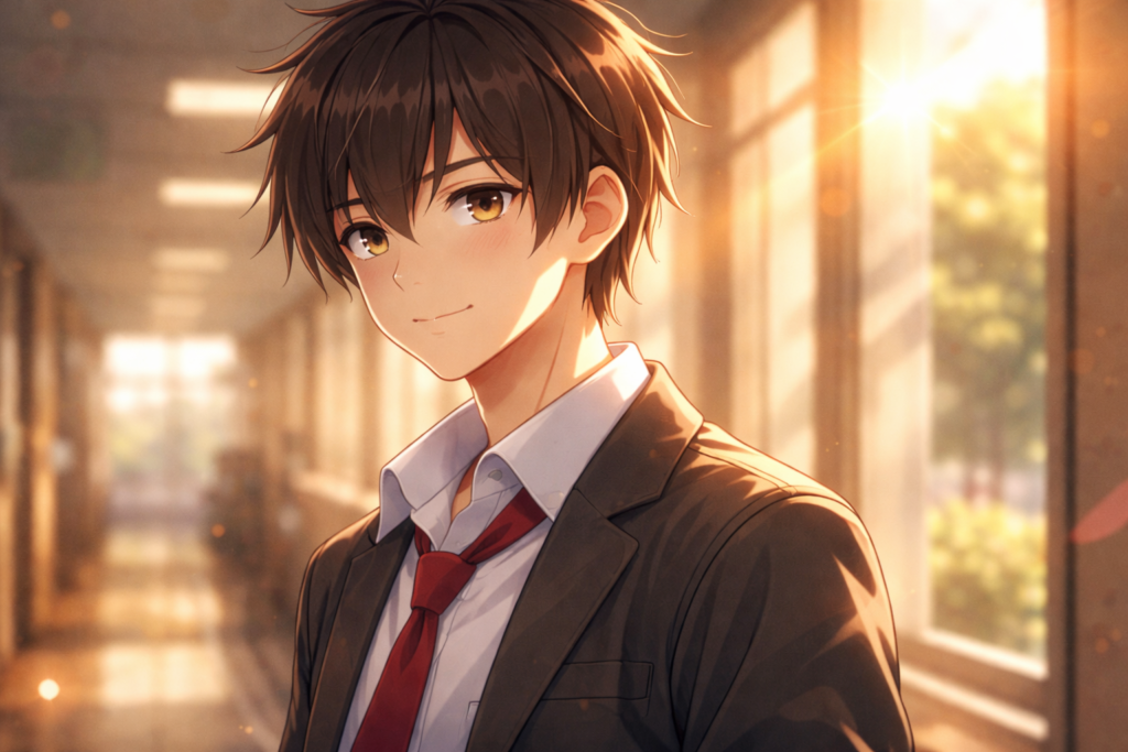 A reflective close-up representing Amane’s emotional growth in the new volume.