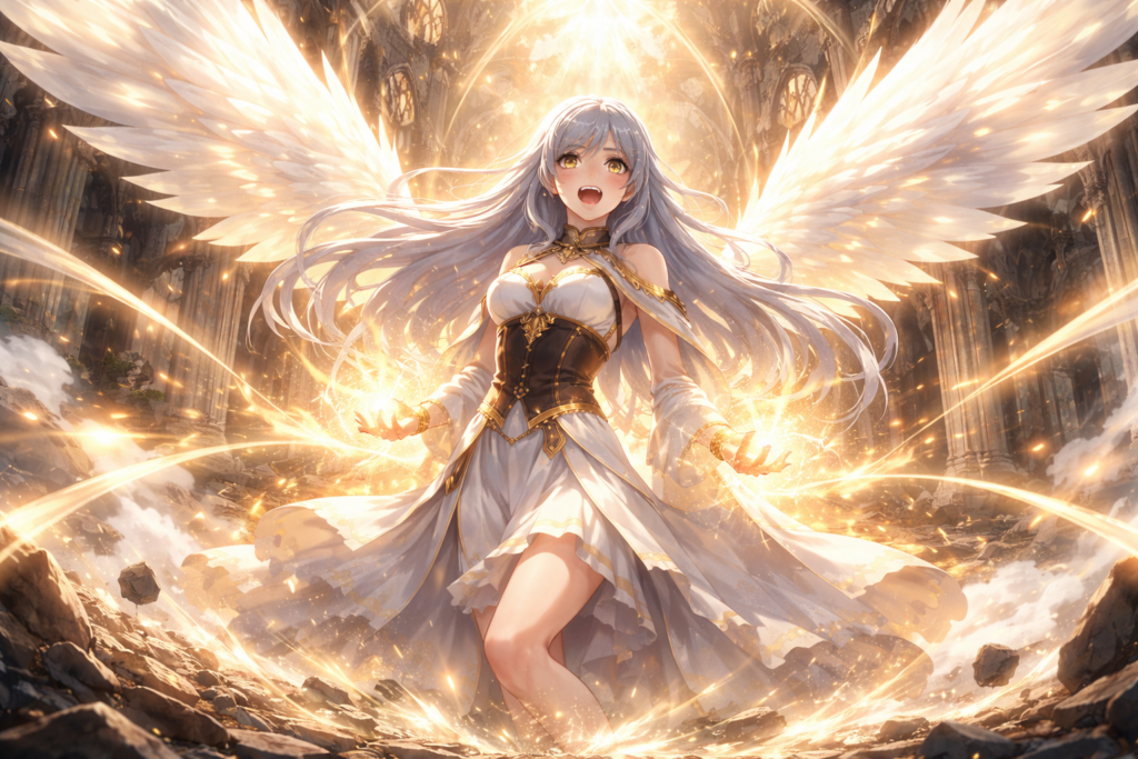 A dramatic depiction of the moment Carolina’s true Saint powers awaken