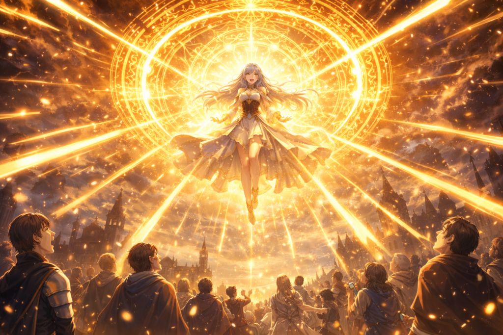 A high-impact visual perfect for social sharing—capturing the uncontrollable divine power that defines the series.