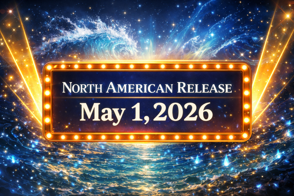 A promotional visual celebrating Crunchyroll’s North American theatrical release announcement.