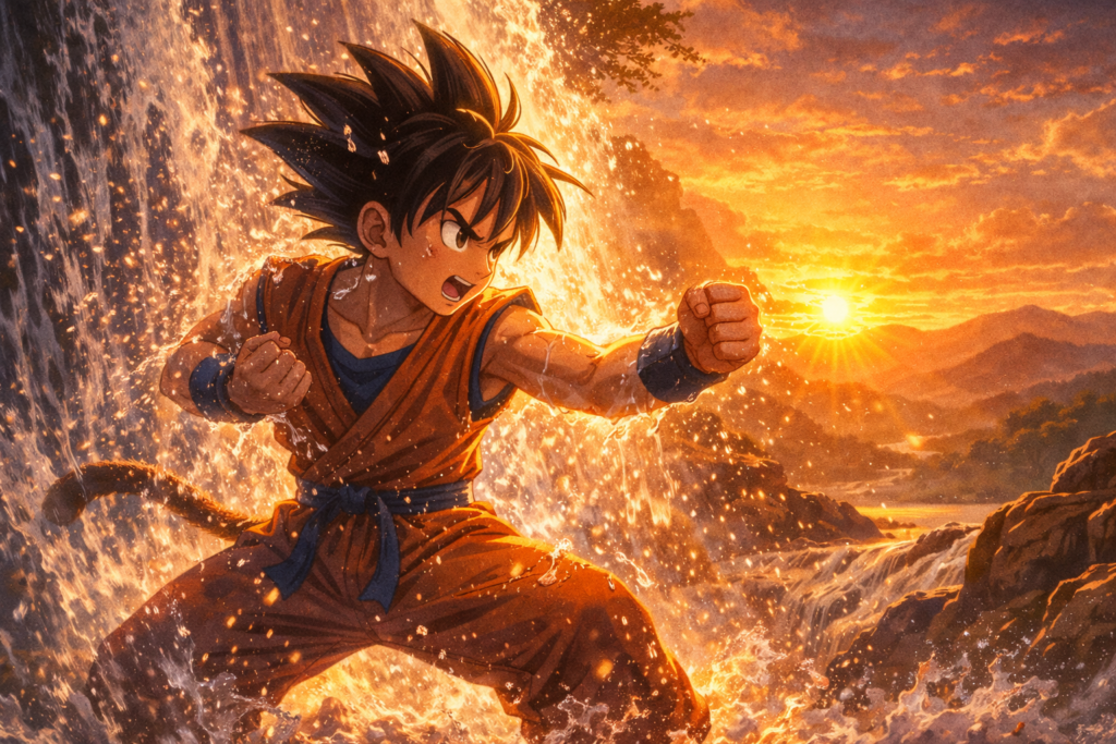 Symbolizes perseverance, growth, and the core theme of self-improvement that defines the series.