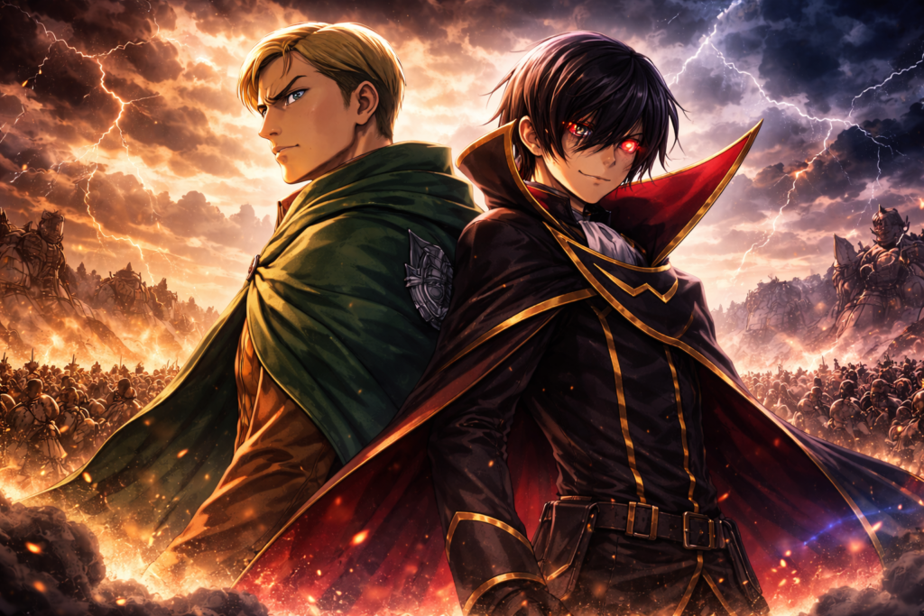 A closing visual that celebrates two of anime’s greatest strategists, leaving the ultimate winner up to the fans.