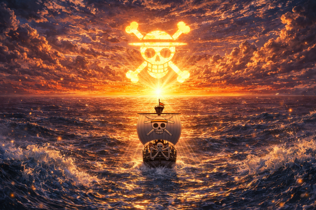 Represents the story moving toward its final saga, filled with mystery and destiny.