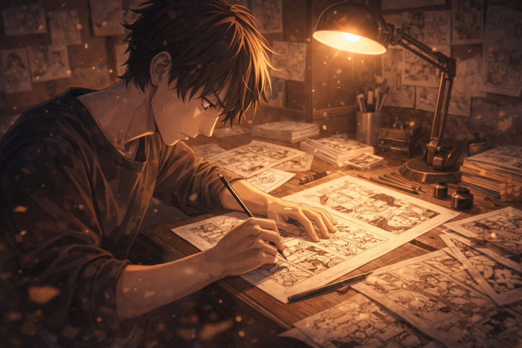 Represents the creative genius behind the series and adds a human touch to the article.