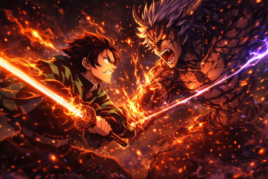 Highlights the action-packed nature of the Infinite Castle Arc and upcoming battles.