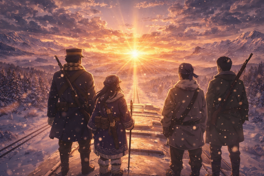 The journey nears its end as the characters move toward an uncertain but powerful final destination.