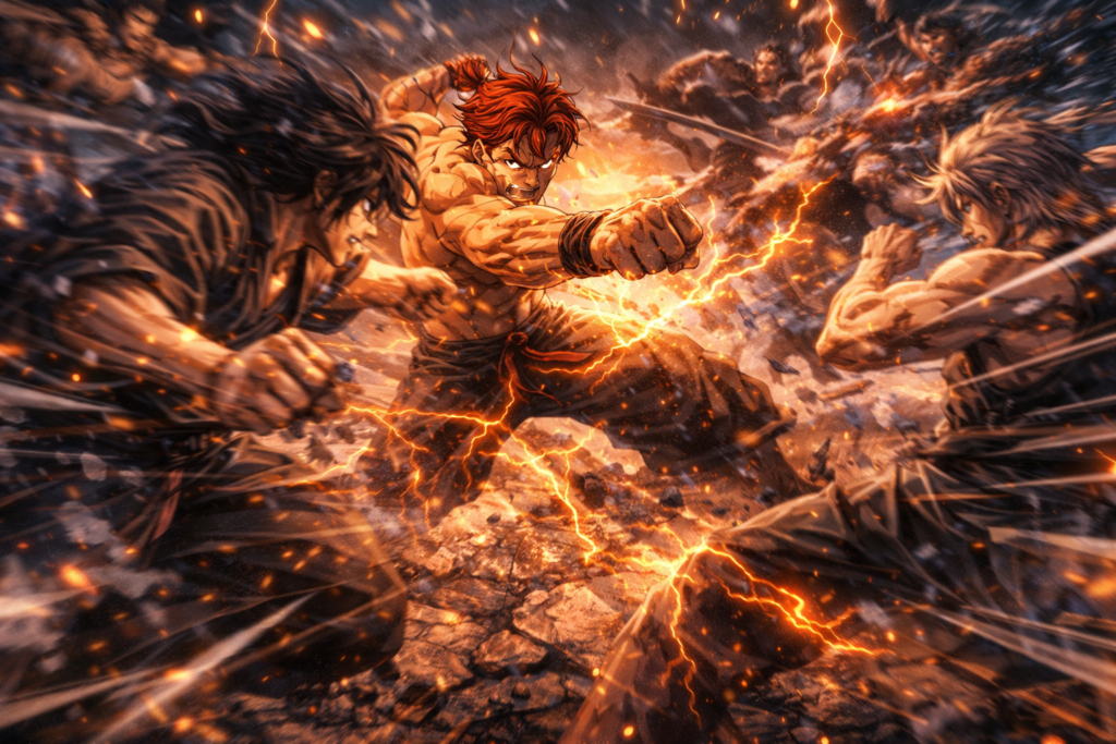 A dynamic action-packed frame inspired by the teaser trailer, showcasing speed, impact, and adrenaline.