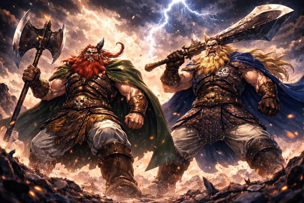 Legendary giant captains Dorry and Brogy return to the battlefield after breaking free from mind control.