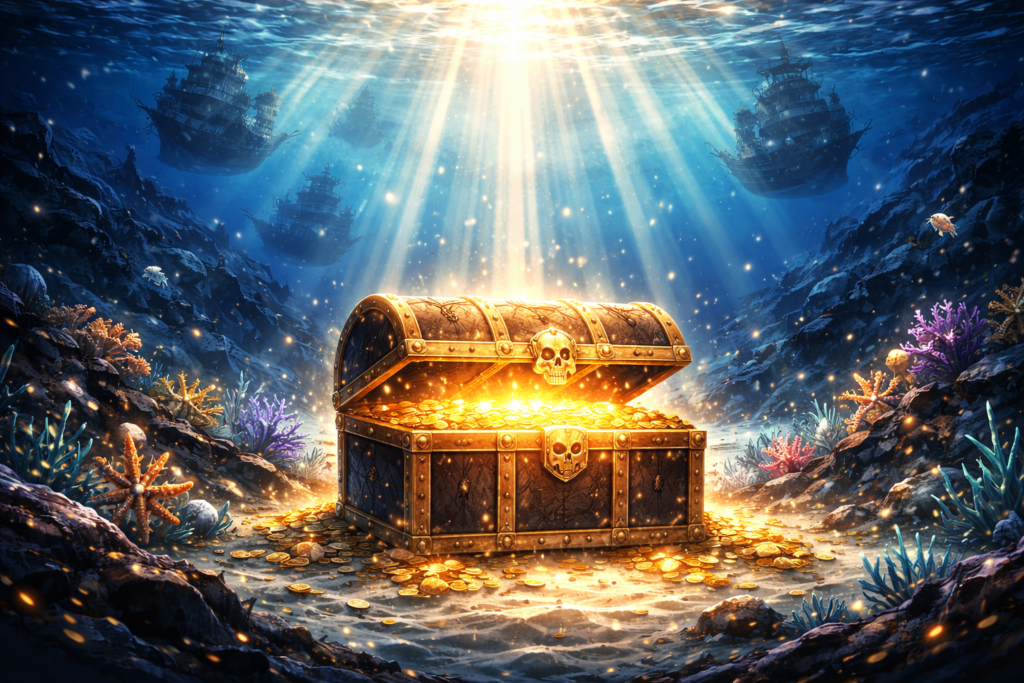 A symbolic image representing the legendary treasure of One Piece and the emotional journey shared by fans around the world.