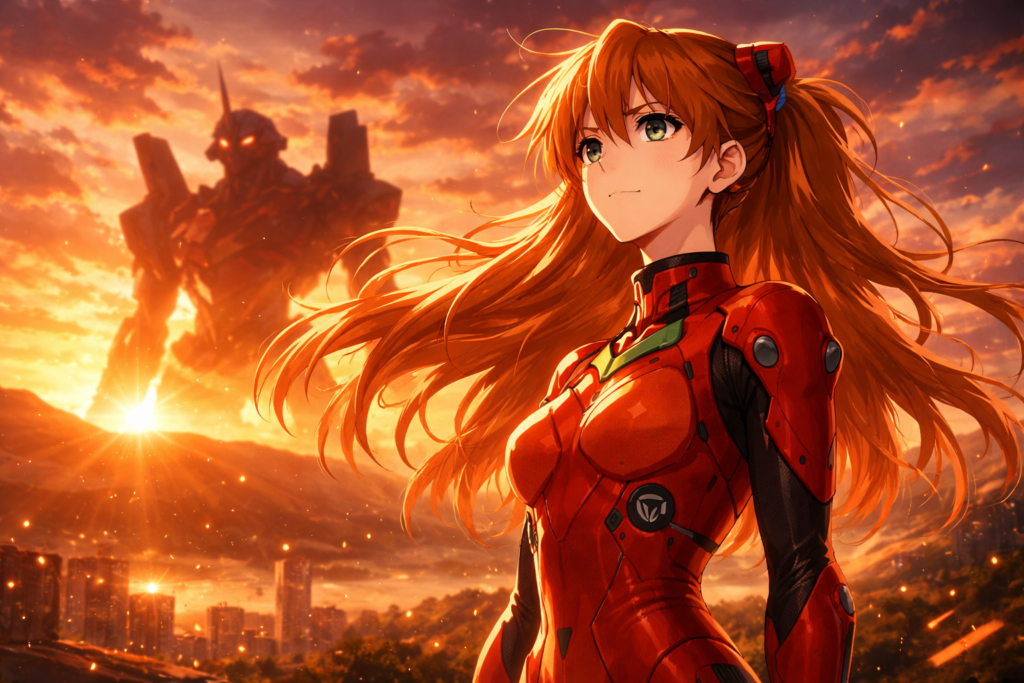 This visual captures Asuka’s emotional journey, highlighting why the character remains one of the most beloved figures in anime history.