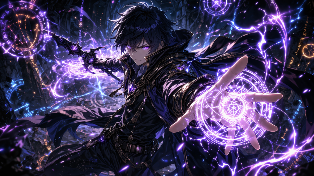 Highlights the unique power system tied to the “strongest job” concept in the story.