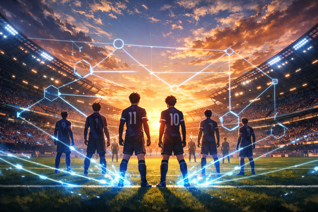 Represents the beginning of a new tactical era in Blue Lock, highlighting Ego’s revolutionary shift from chaos to calculated strategy.