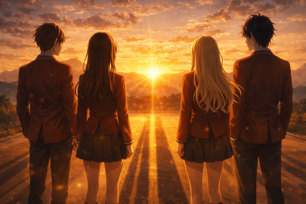 Symbolizes the beginning of a new journey filled with challenges, alliances, and betrayals.