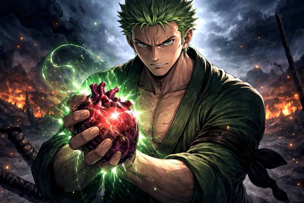Zoro uncovers a shocking secret—the heart of a God Knight—which may hold the key to defeating immortality.