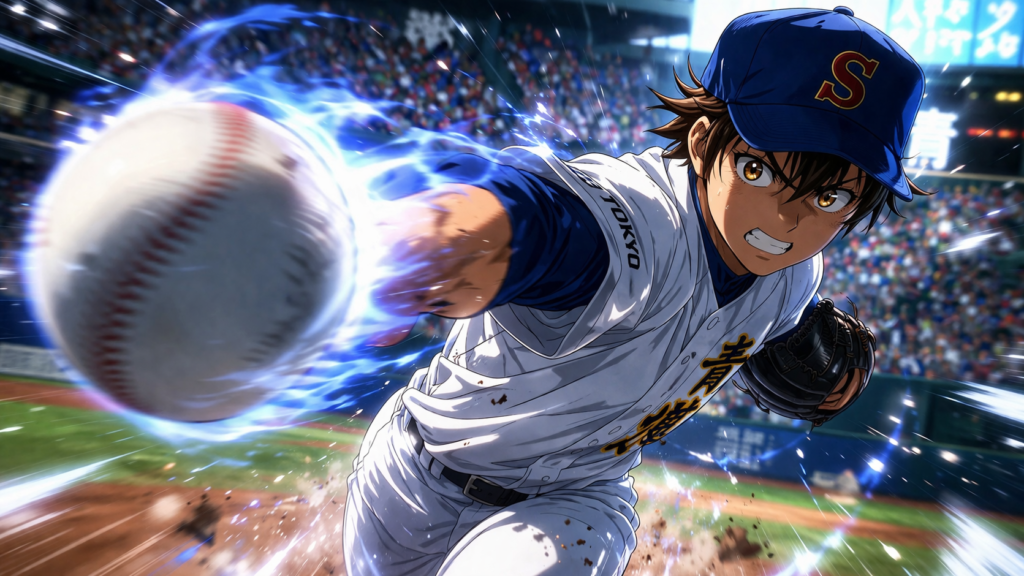 Captures the intensity and evolution of the main character as he delivers a decisive pitch.