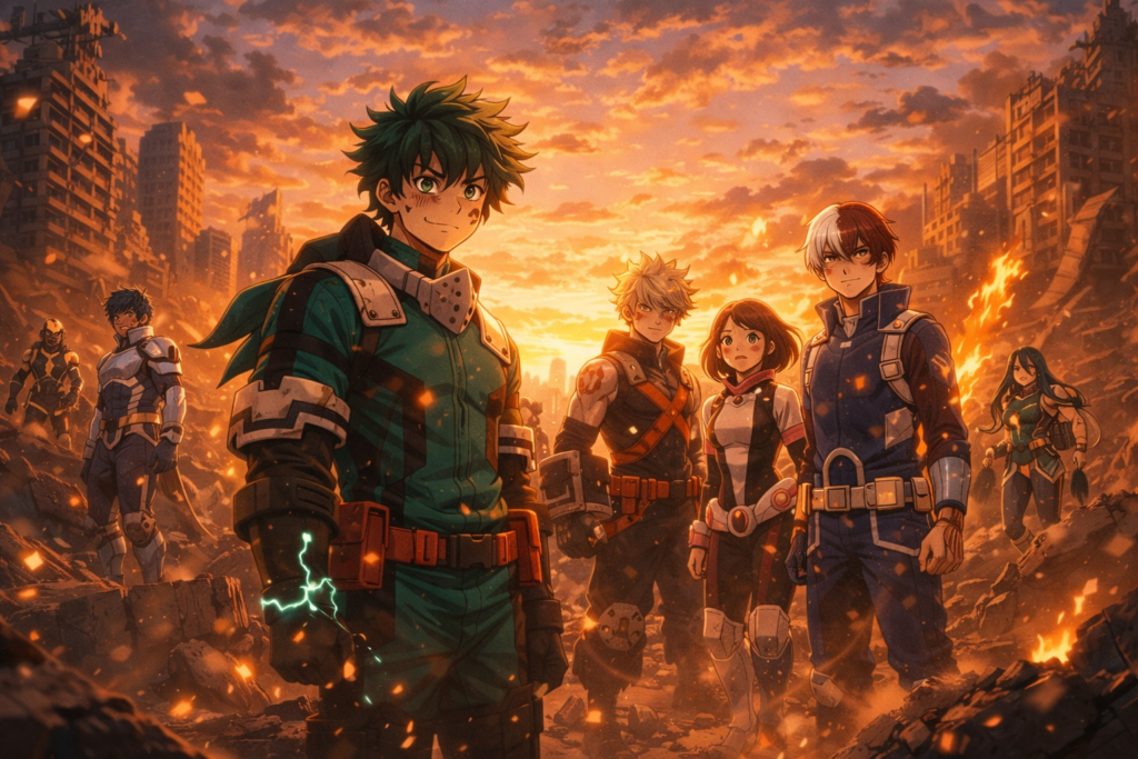 Represents the consequences of the final war and the emotional weight carried by the heroes after victory.