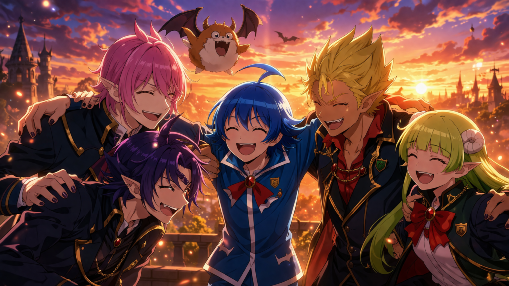 Captures the heart of Iruma-kun—friendship, belonging, and emotional growth.