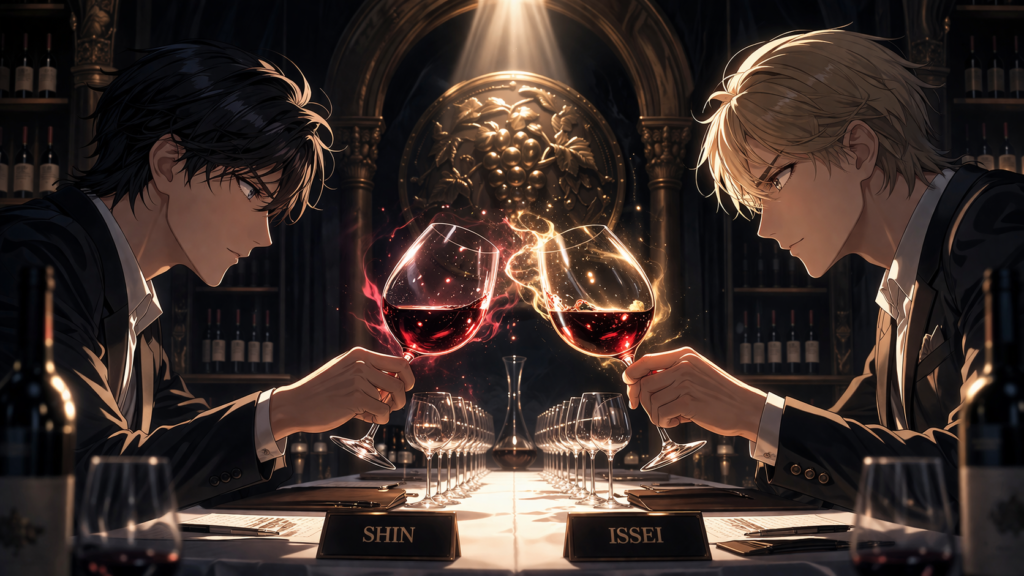 Represents the high-stakes competition and psychological tension between rivals in the story.