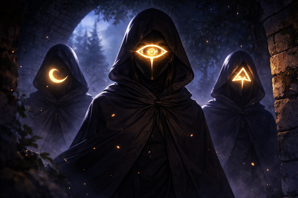 Hints at the darker forces and secrets hidden within the magical world.