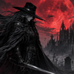 Vampire hunter beneath the blood moon