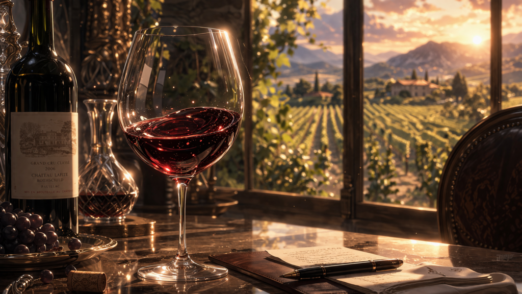 Highlights the sophisticated world of wine, adding a premium and classy feel to your blog.