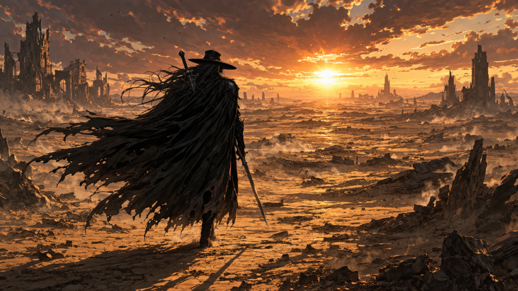 Symbolizes D’s solitary journey and inner conflict—adds emotional depth to the blog.